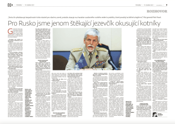 Pro Rusko jsme jenom štěkající jezevčík okusující kotníky